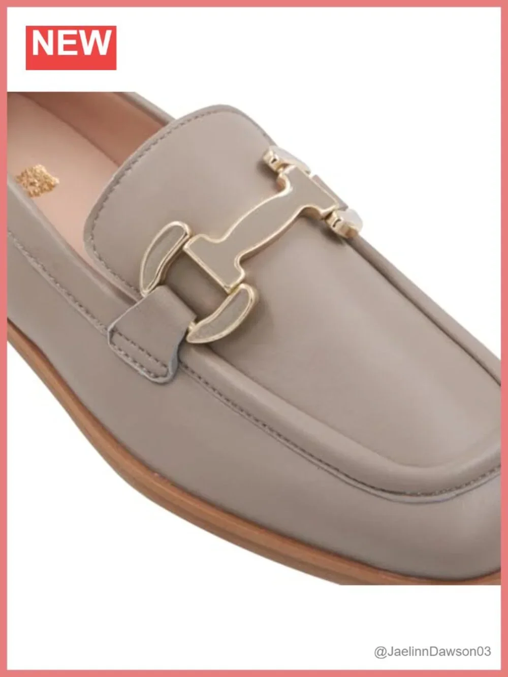 Women's Leather Slip-On Loafers Square Toe Dress Shoes